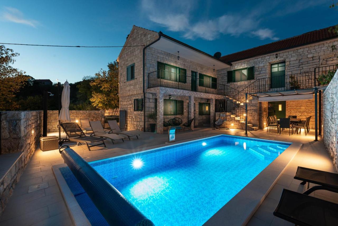 Stone Villa Didovi Snovi With Heated Pool Lisane Ostrovicke 外观 照片